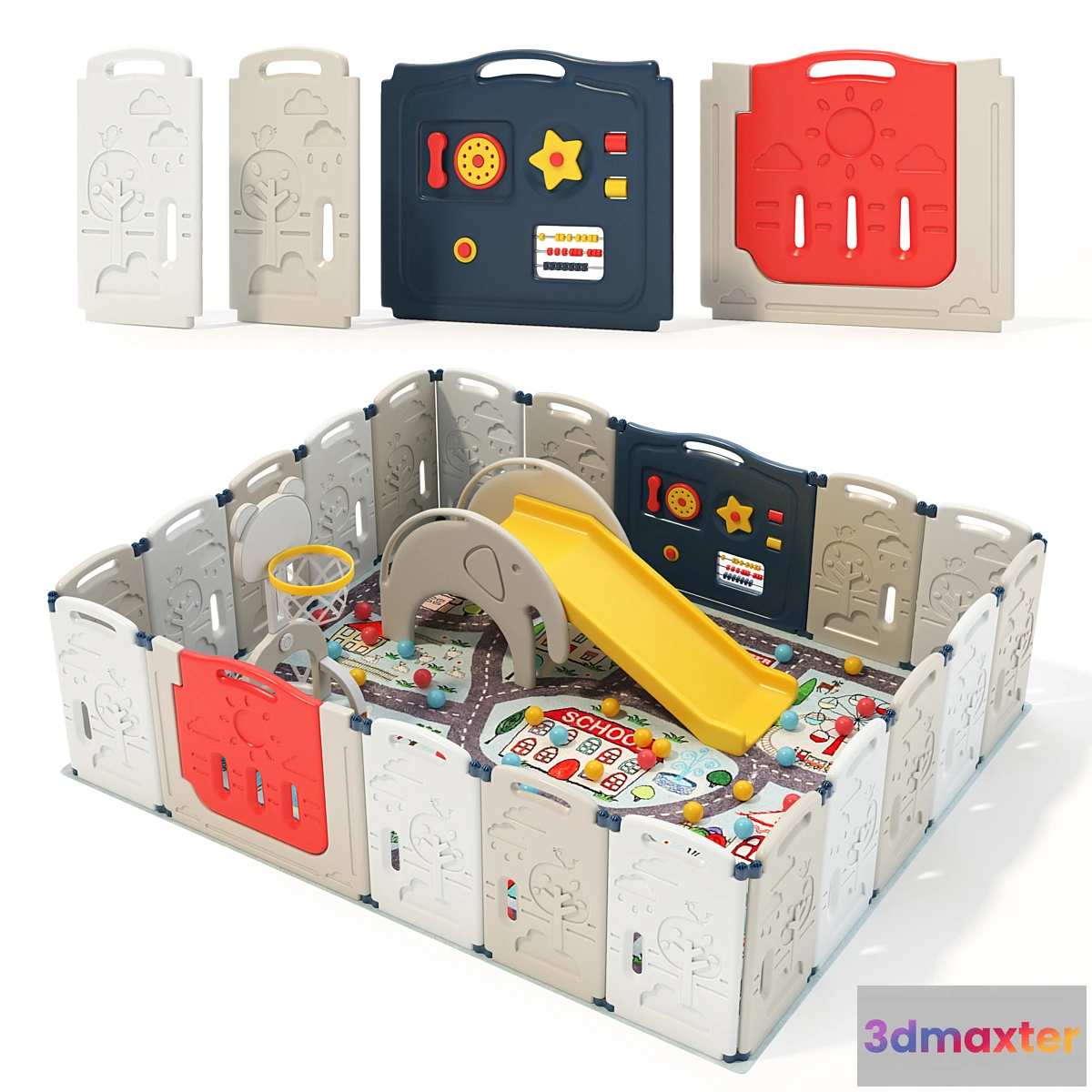 778123 - foldable kid playpen