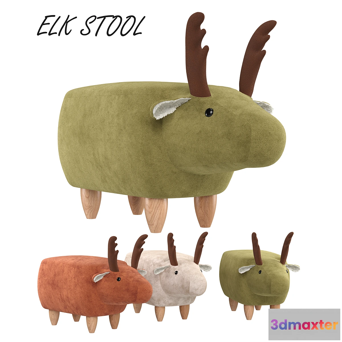 778167 - Children’s pouf ELK STOOL