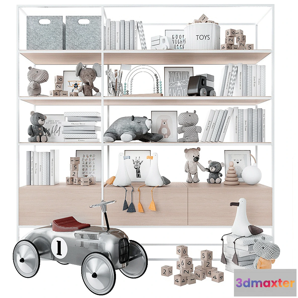 778183 - Bookcase with toys and books. - No.2