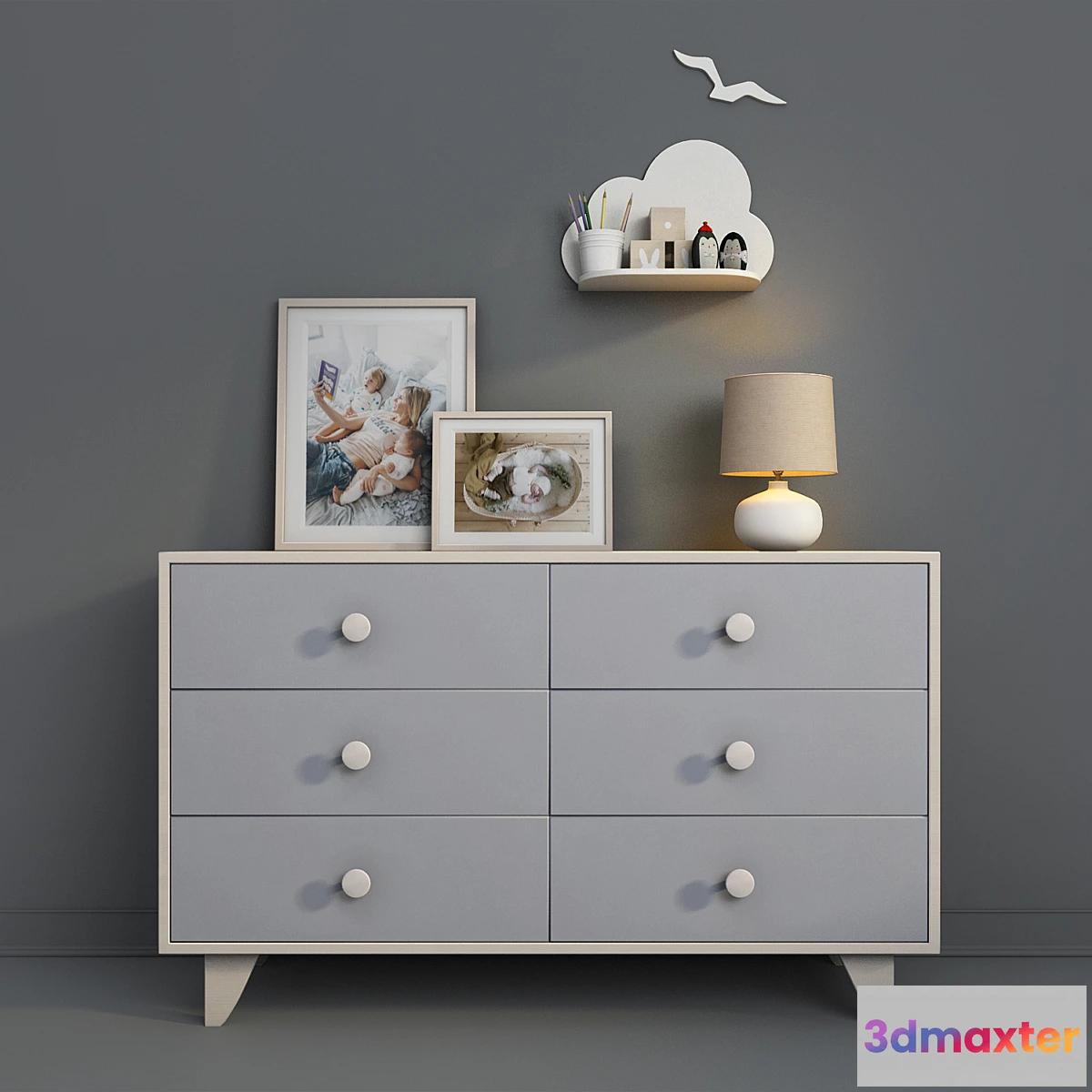 778209 - Children’s furniture Ellipse Line collection with decor.