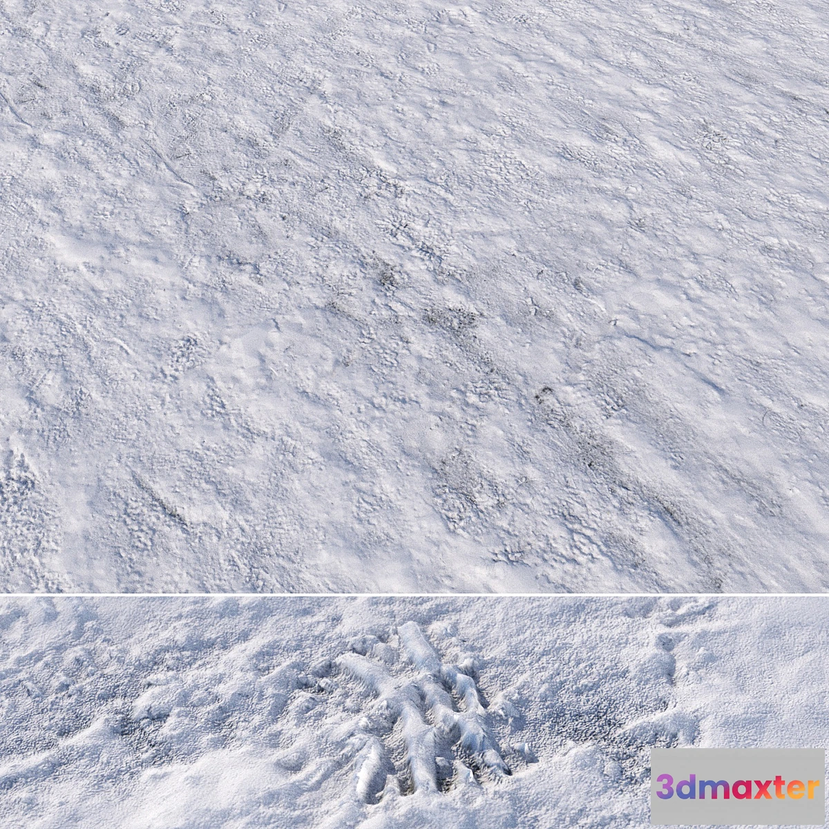 779105 - 8k seamless snow square material 03 - No.2