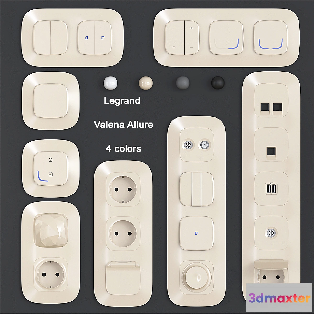 786924 - Sockets and switches Legrand Valena Allure
