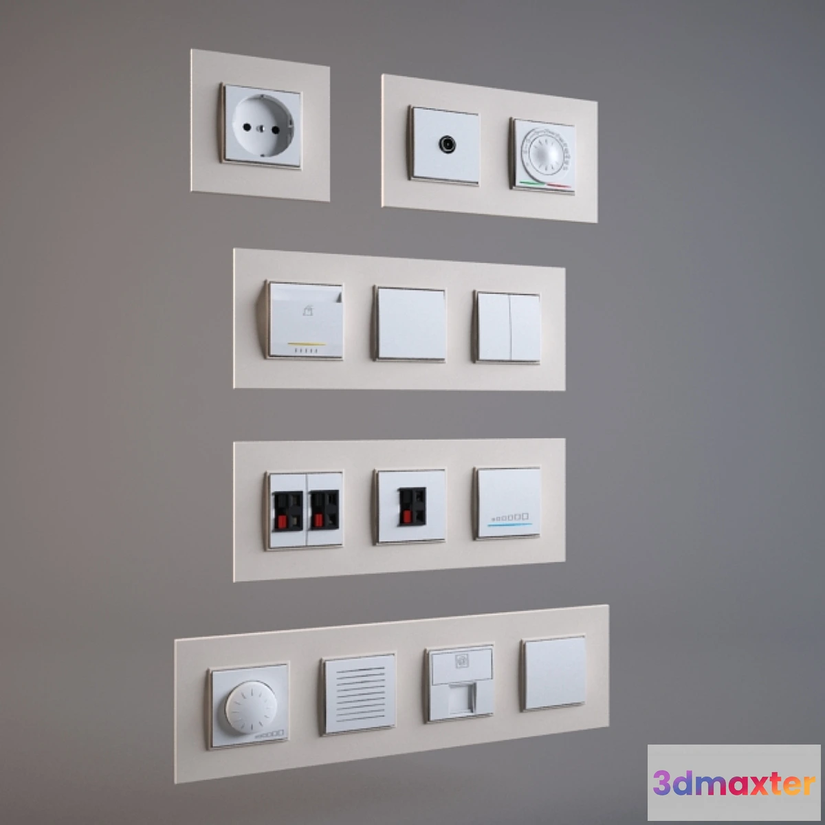 800048 - Sockets Schneider Electric Unica Quadro