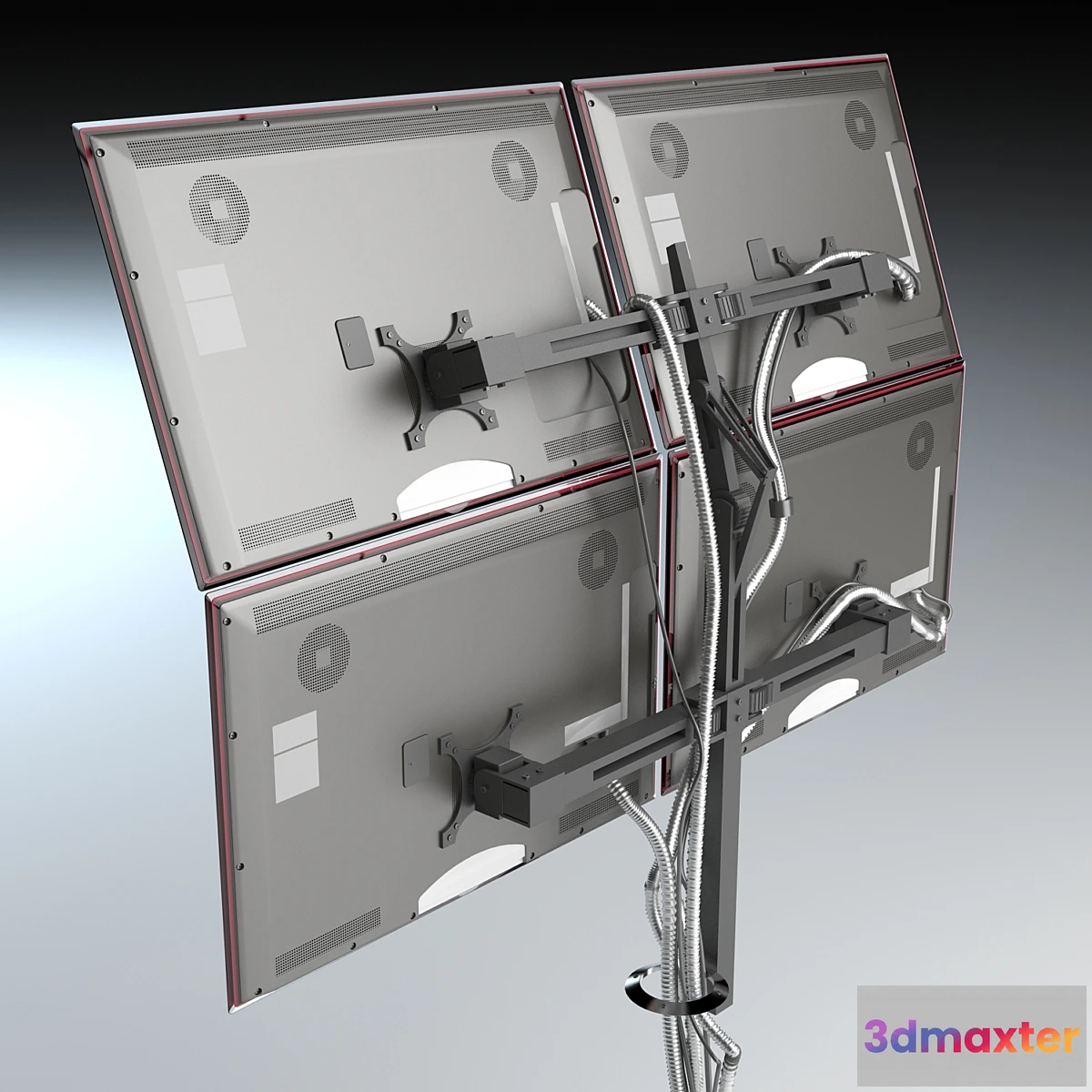 800156 - Bracket for 4 monitors