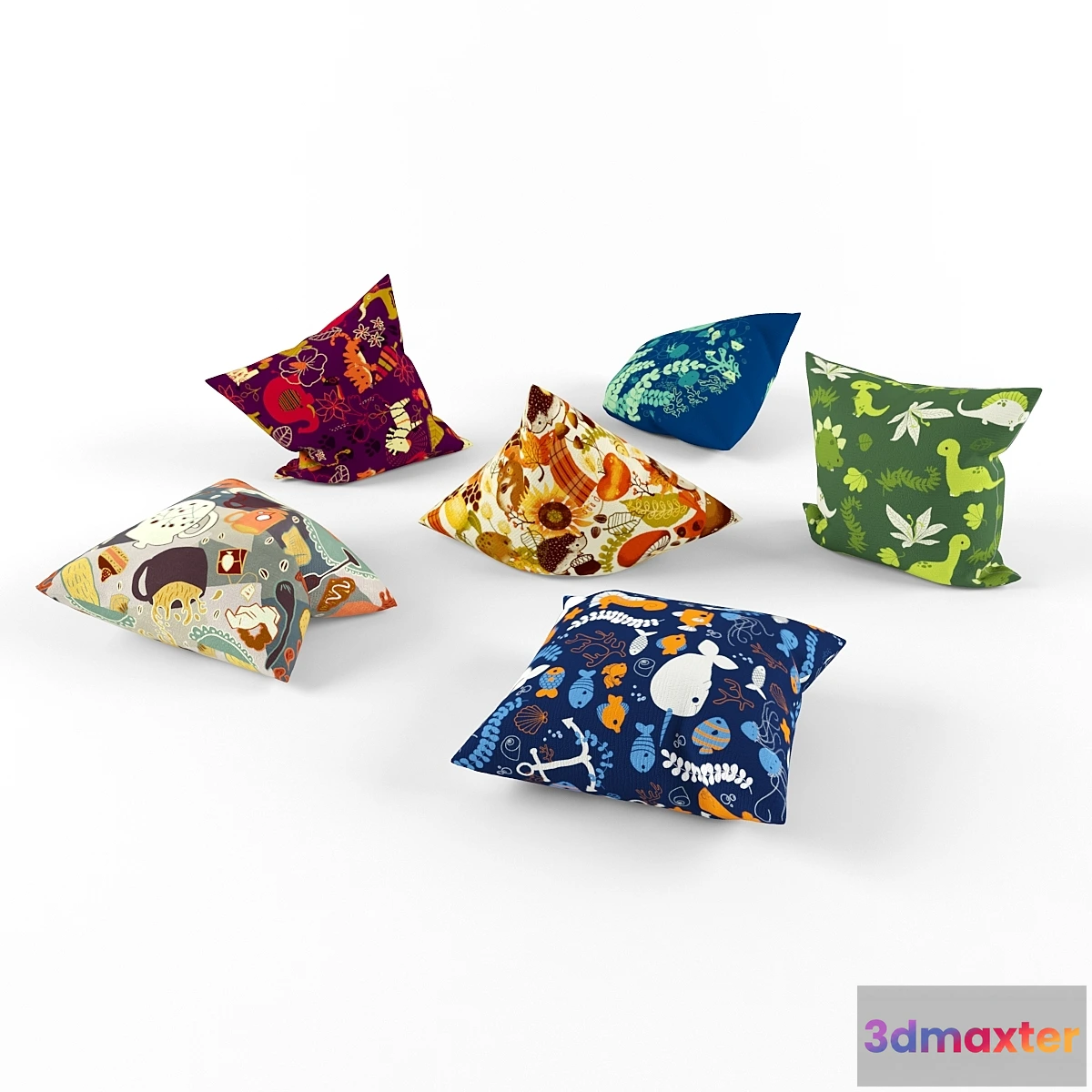 810372 - 6 bright pillows