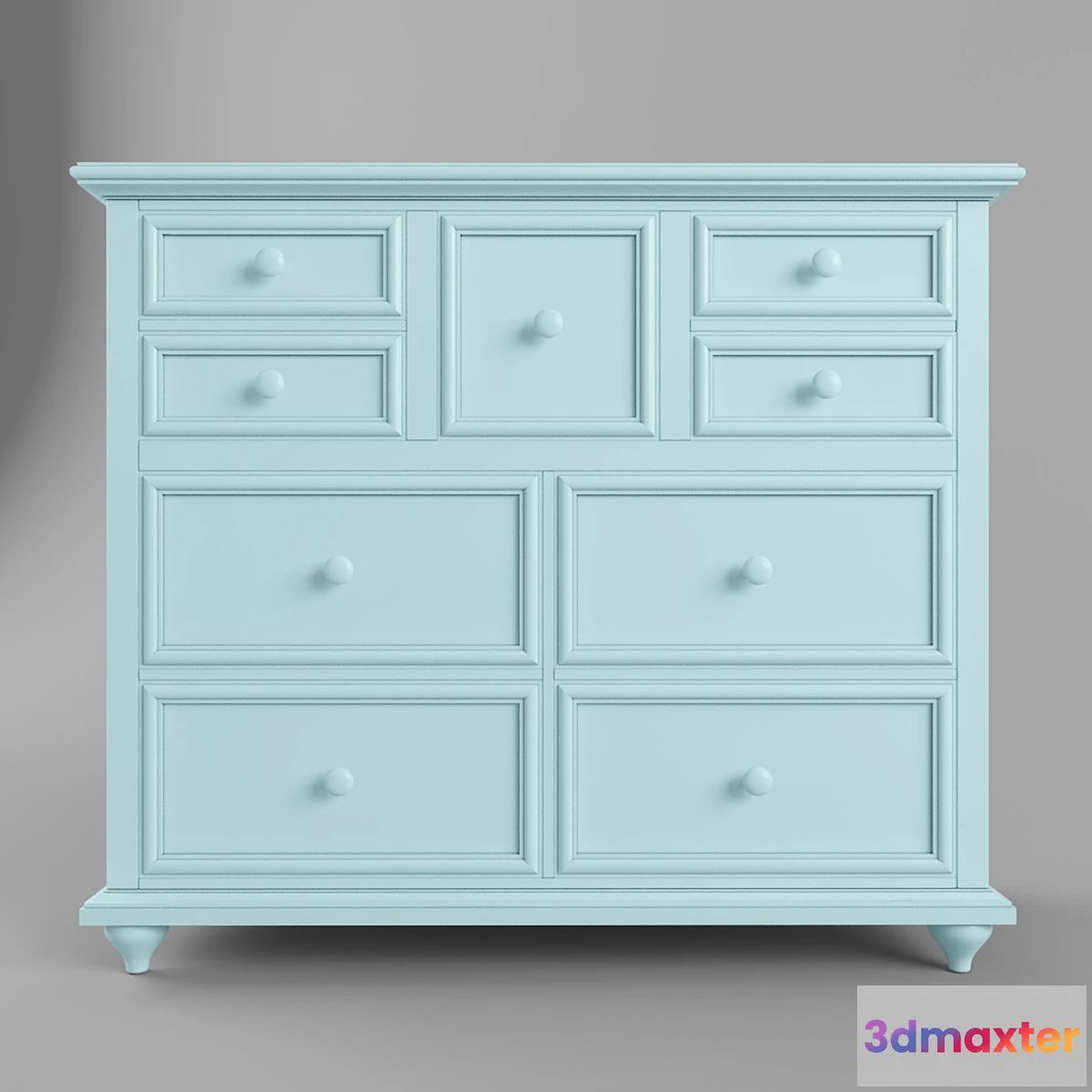 810390 - “Profi” Komod myHaven Dressing Chest with 9 Drawers