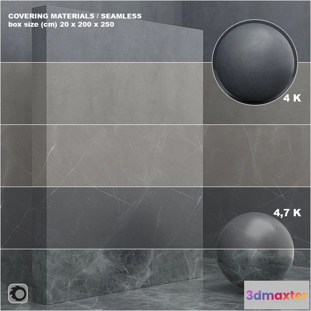 819056 - Material (seamless) - coating marble plaster - set 55 - No.2