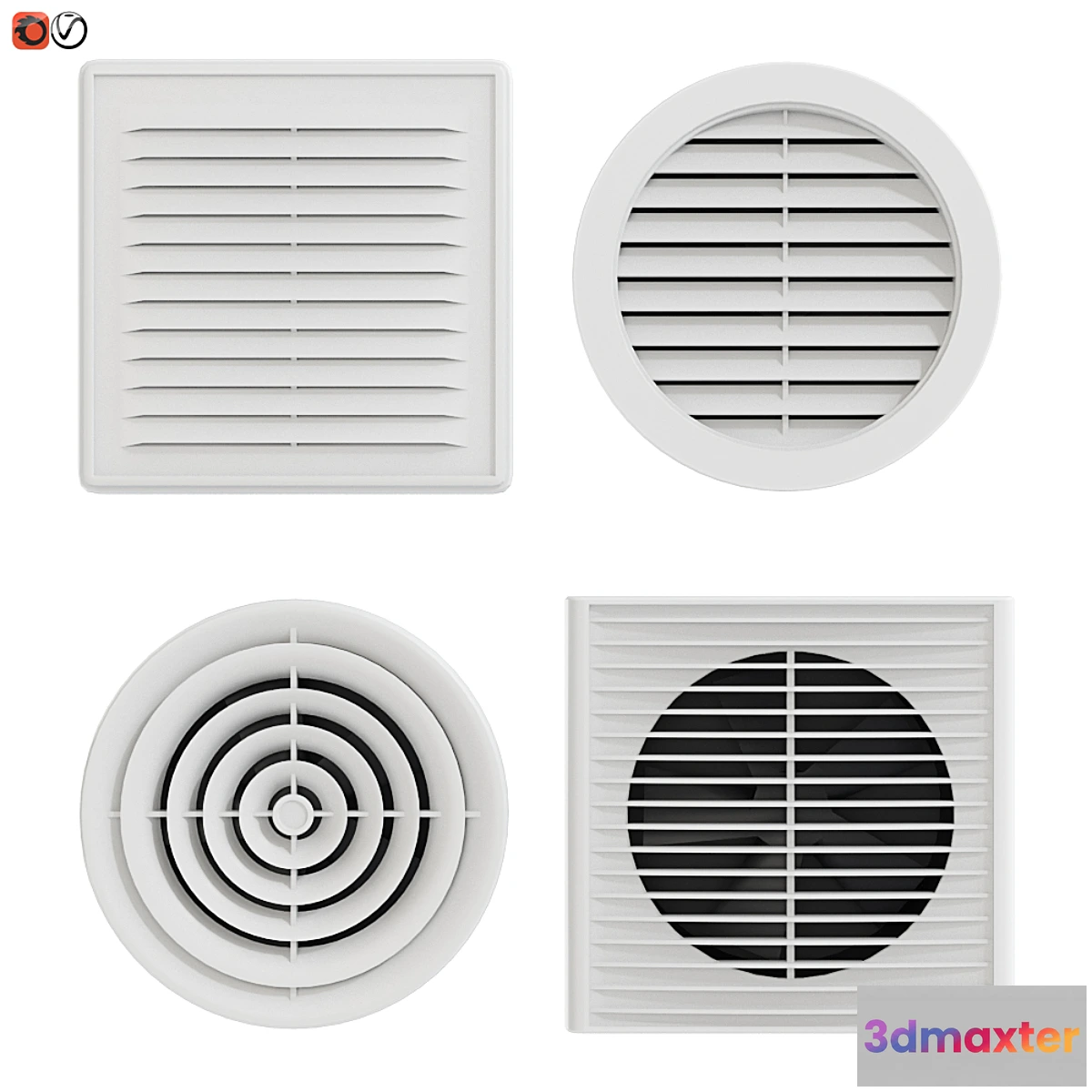 843919 - Set of ventilation grilles - No.3
