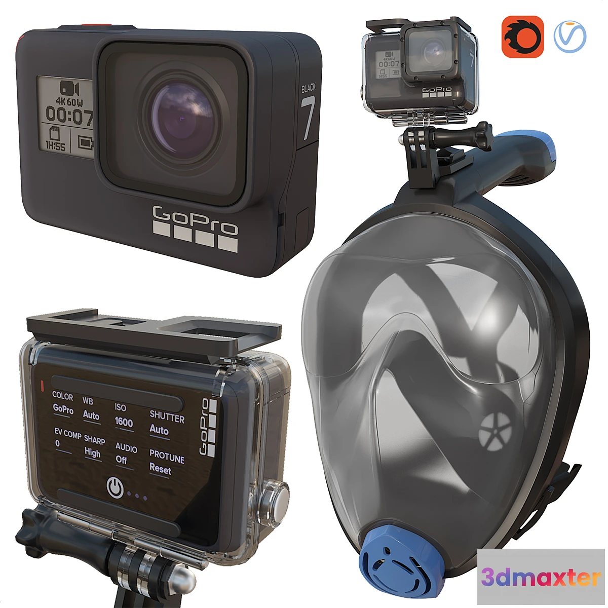 849085 - GoPro7 Diving Mask - No.3