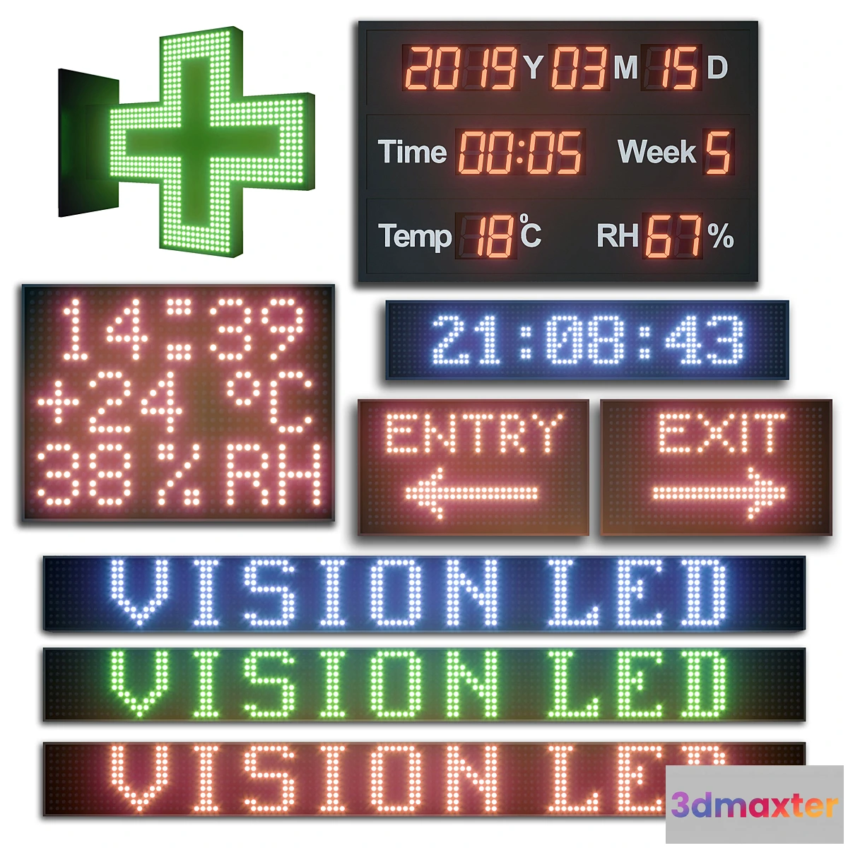 849133 - LED display modules. Set 02 - No.3