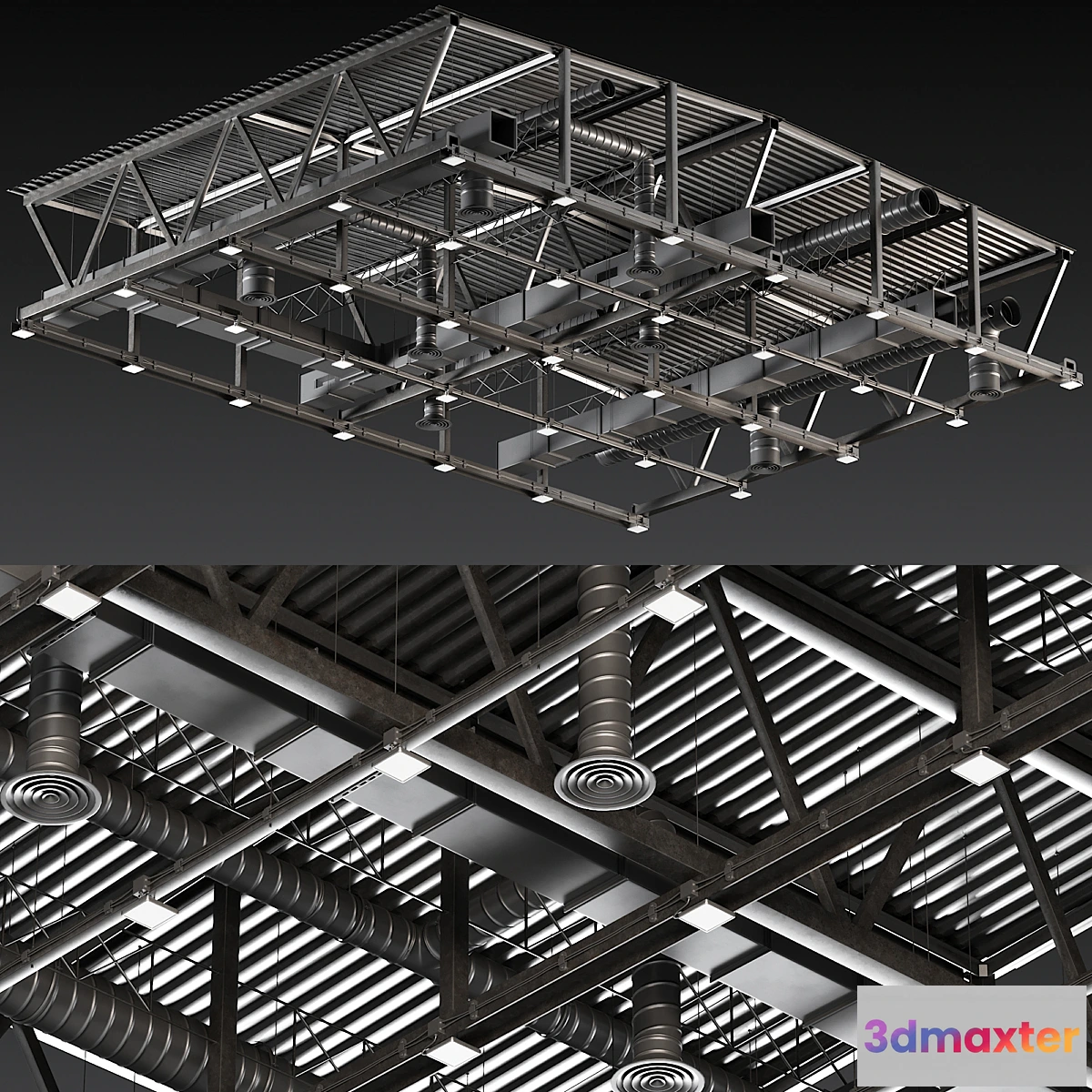 849141 - Ceiling Ventilation Black - No.3