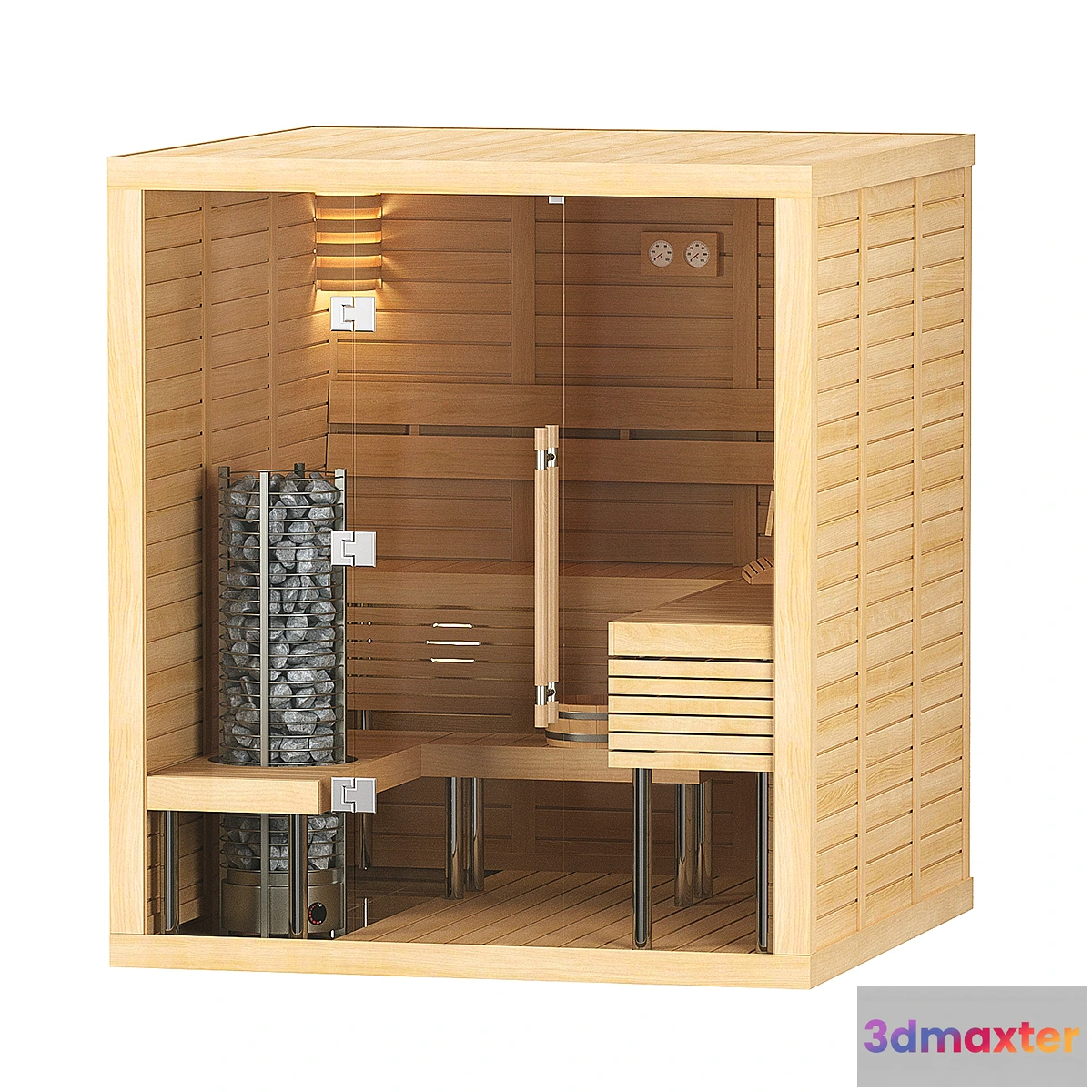 857317 - Finnish sauna Sawo Glass Front - No.3