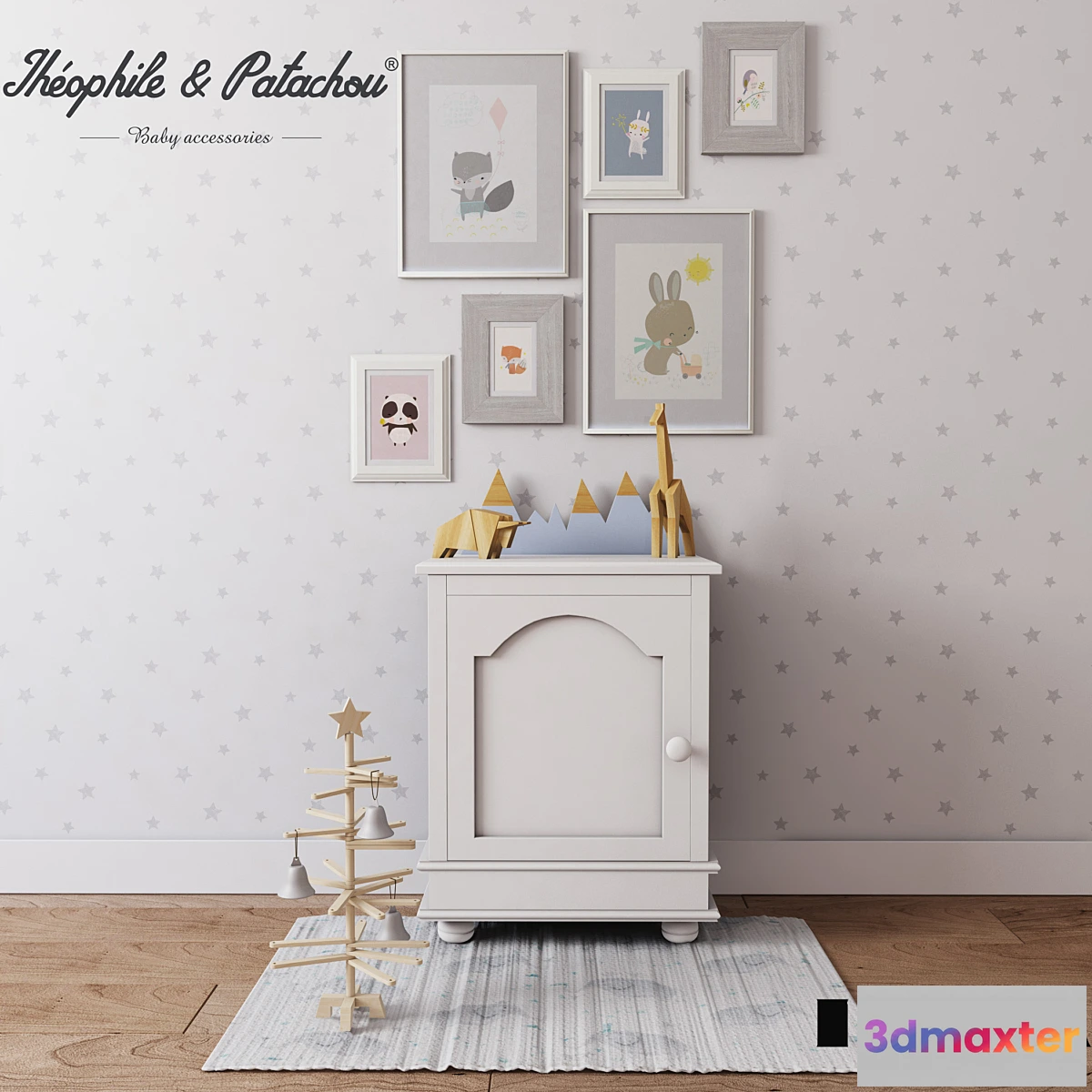 891596 - Set for children’s pedestal Théophile & Patachou - No.2