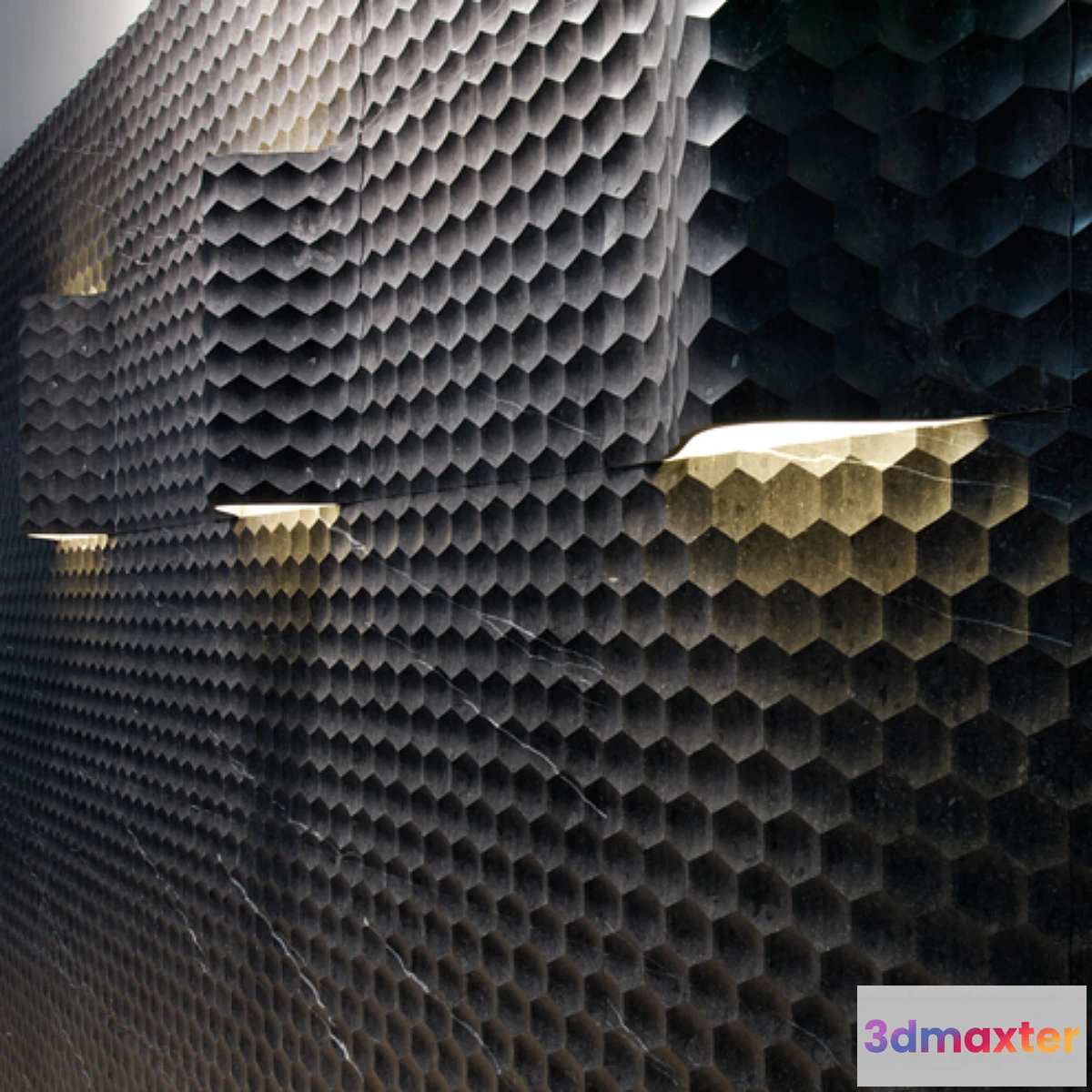 891818 - Lithos Design - Favo curve luce - Texture