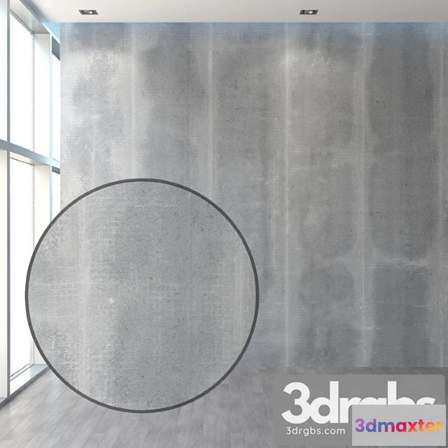 999074 - Concrete wall with stitched seams