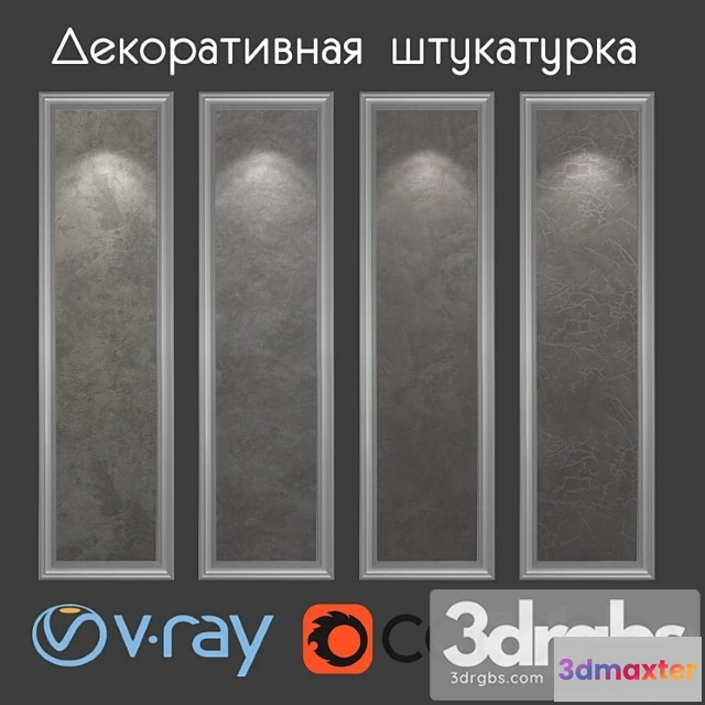 999126 - Decorative plaster of gray-brown tones