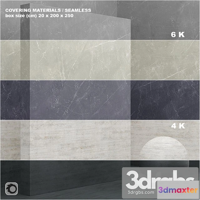 999206 - Material (seamless) - coating marble plaster set 46