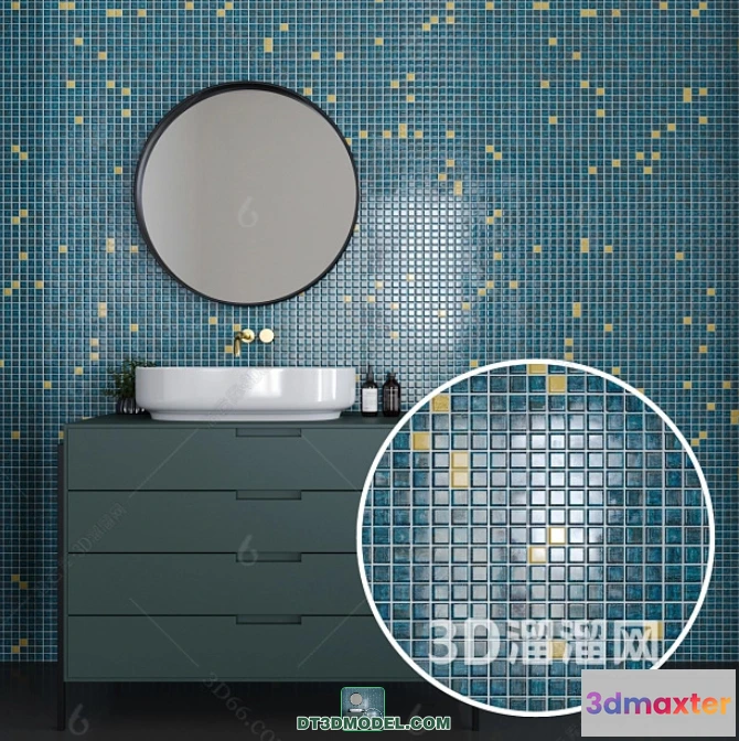 1239078 - TEXTURES - MOSAIC - CORONA - 3D MODEL - 663