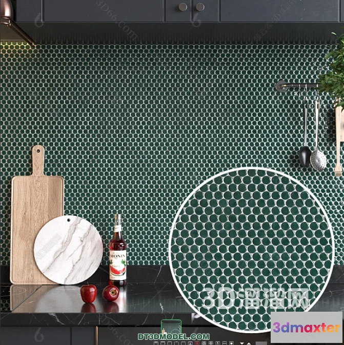 1239080 - TEXTURES - MOSAIC - CORONA - 3D MODEL - 664