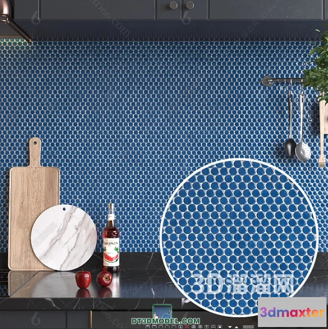 1239170 - TEXTURES - MOSAIC - CORONA - 3D MODEL - 709