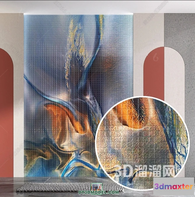 1239206 - TEXTURES - MOSAIC - CORONA - 3D MODEL - 727