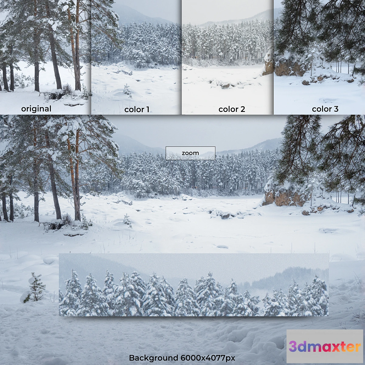 1392854 - Altai Manzherok winter background for windows 6k 3D Max