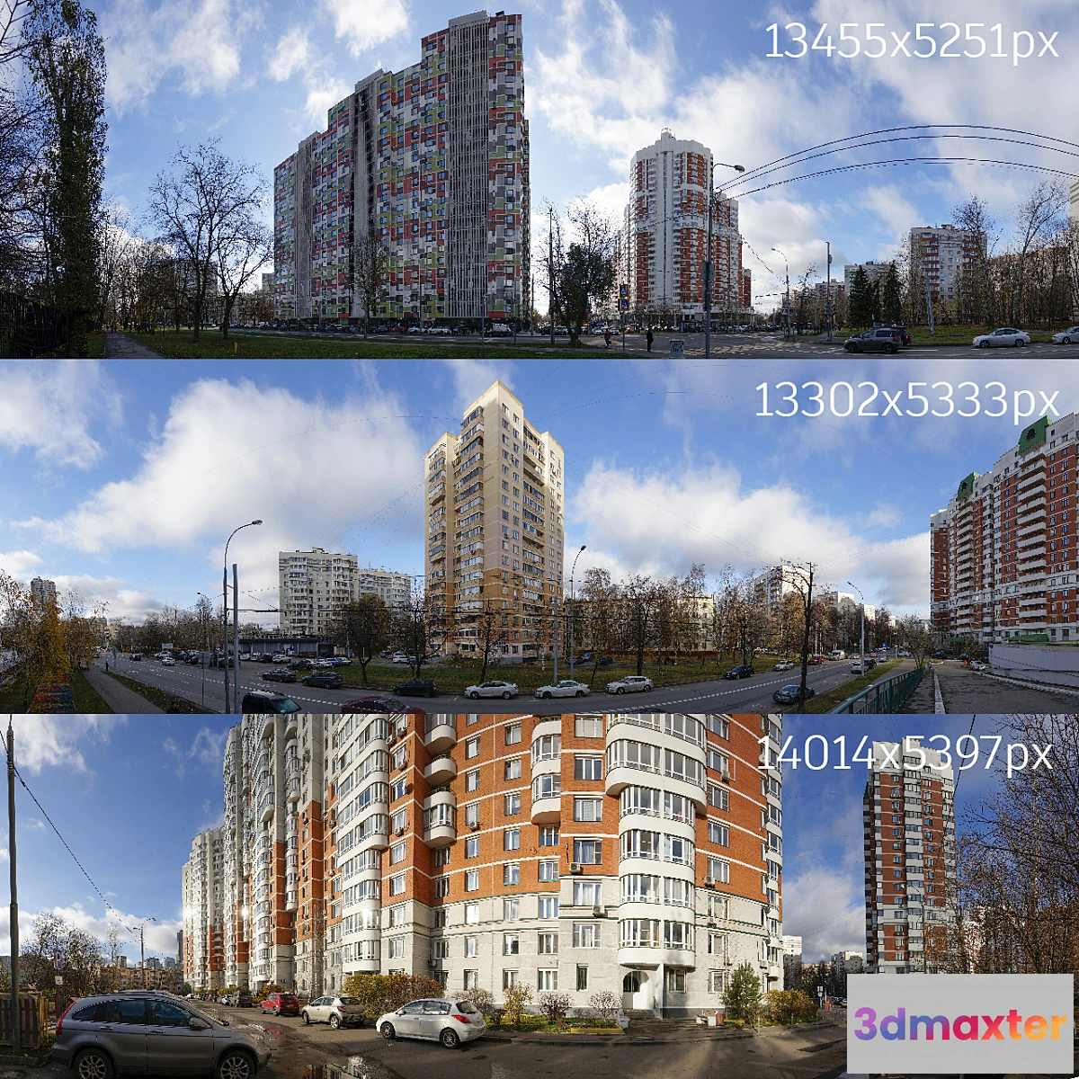 589978 - Panoramas of Moscow streets collection No. 3