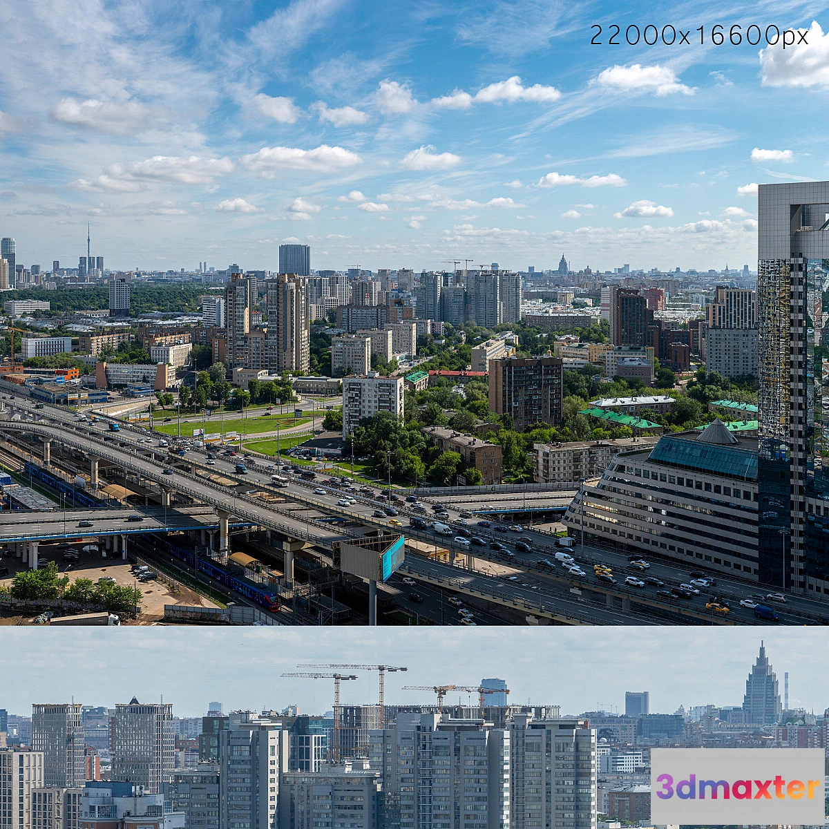 858057 - Panorama of Moscow from the flour-grinding passage v2 - No.5