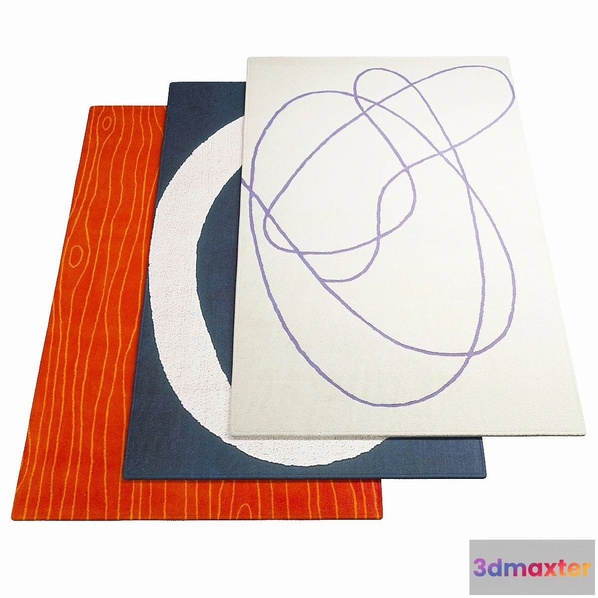 1438648 - Three carpets ASPLUND - 1-13 3D Max