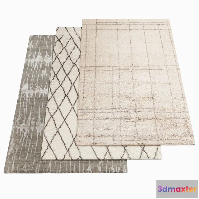 1543455 - Three AMINI Carpets - 1-41 3D Max