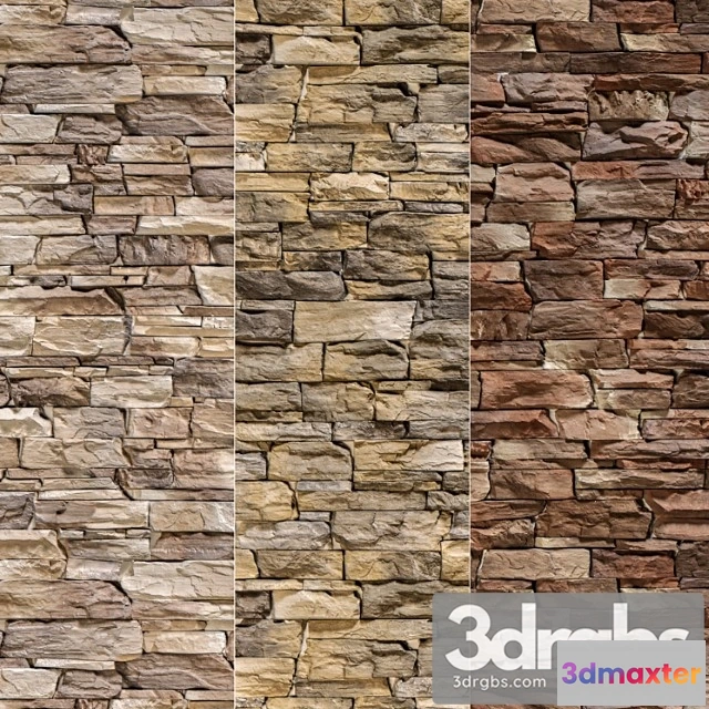 1000020 - Stone Walls Set 4