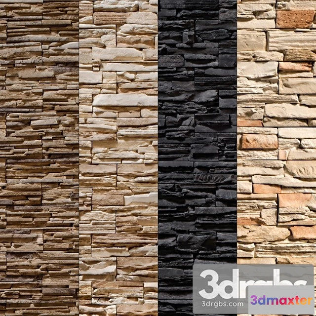 1000024 - Stone Walls Set 8