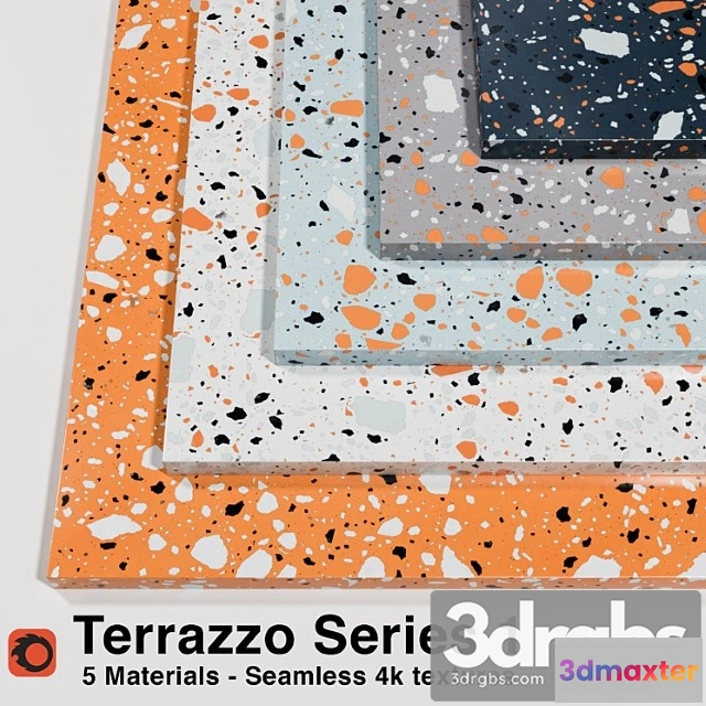 1000042 - Terrazzo Series 1 5 Seamless Materials