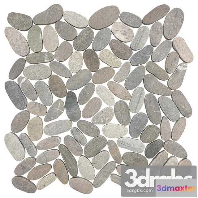 1000082 - Vitality mica - zen rocks flat pebbles mosaic