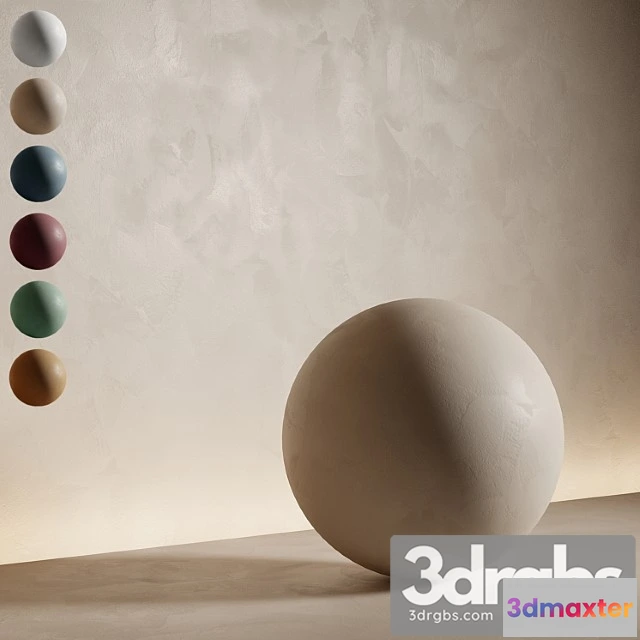 1054796 - Decorative plaster. seamless decorative plaster material 6 colors. 41