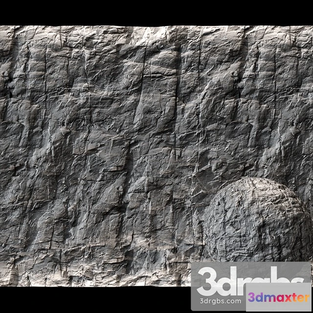 1055000 - Stone cliff wall