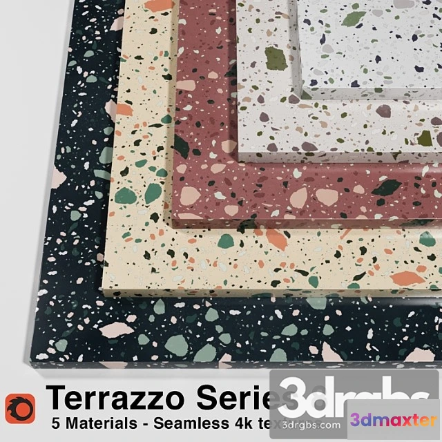 1055038 - Terrazzo - series 8 (5 seamless materials)