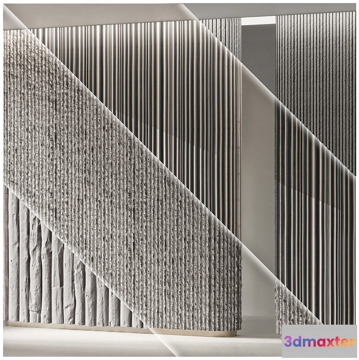 1294626 - reckli materials strip concrete - No.2 3D Max