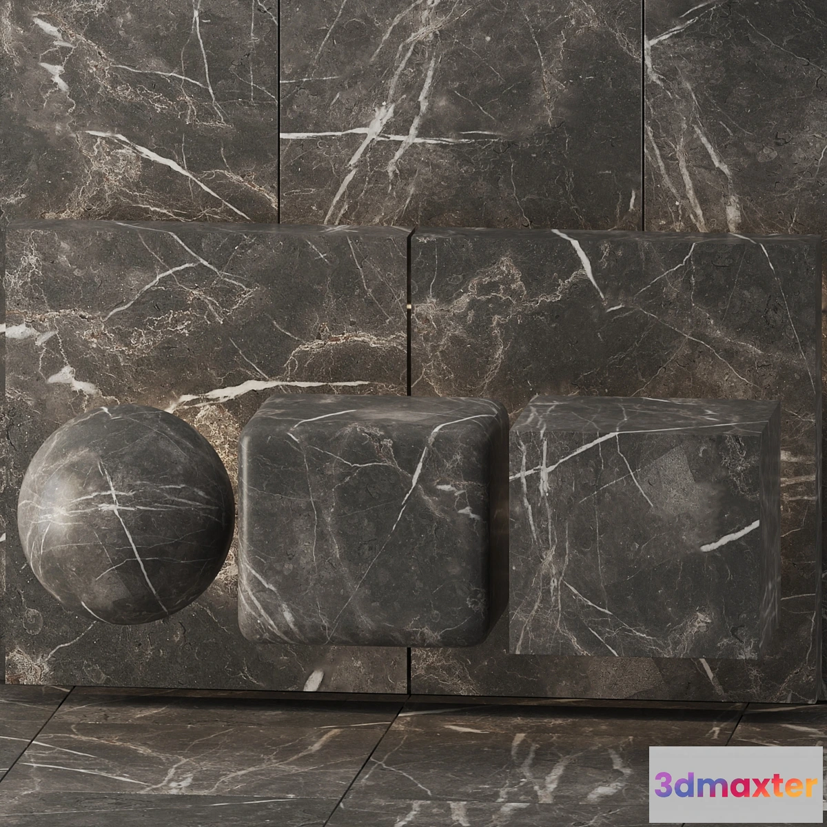 1294781 - Gray marble - No.2 3D Max