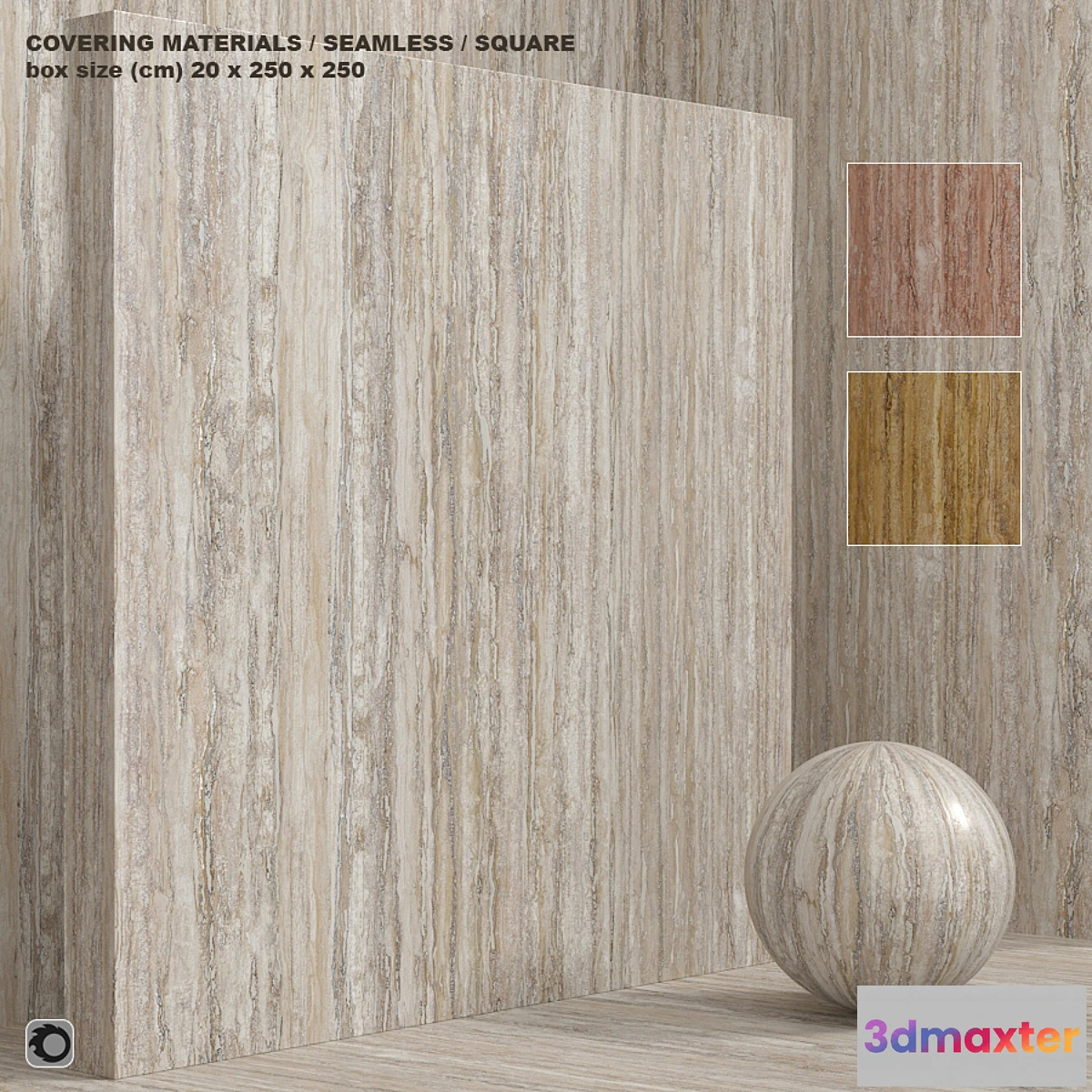 1295151 - Material (seamless) - stone travertine set 123 3D Max