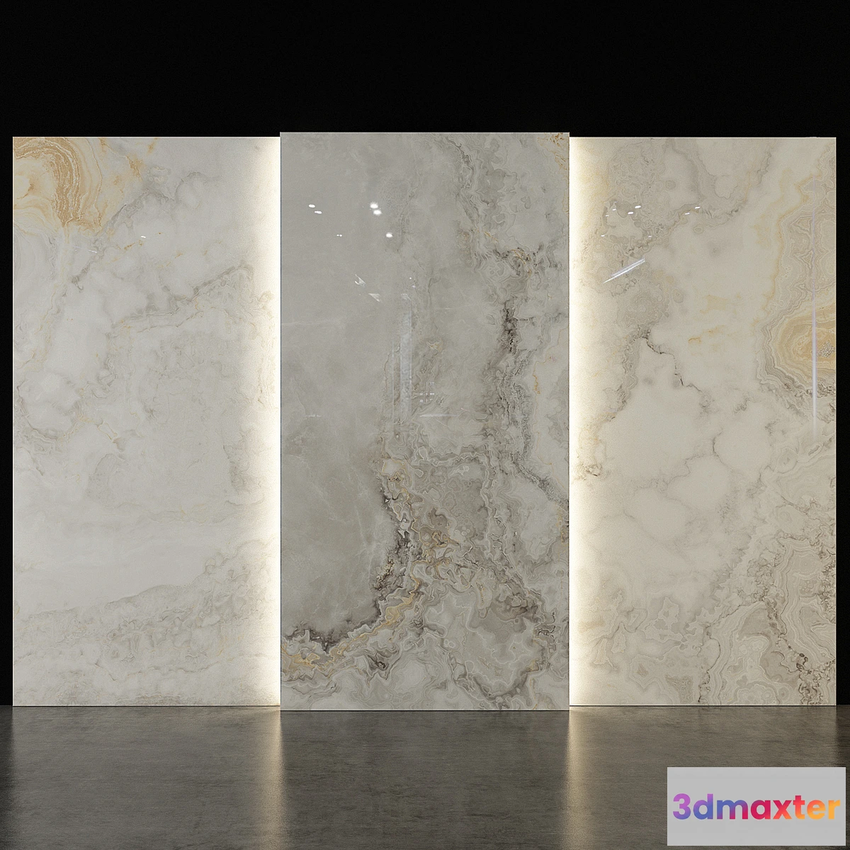 1296155 - Stone Marble set 98 3D Max
