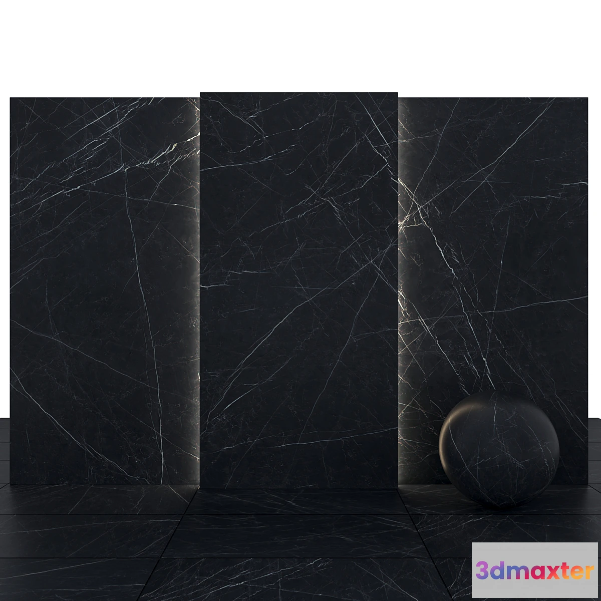 1297320 - BlackMarble03 3D Max