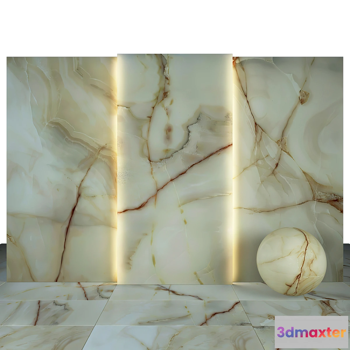 1298554 - Onyx Blanche 01 3D Max