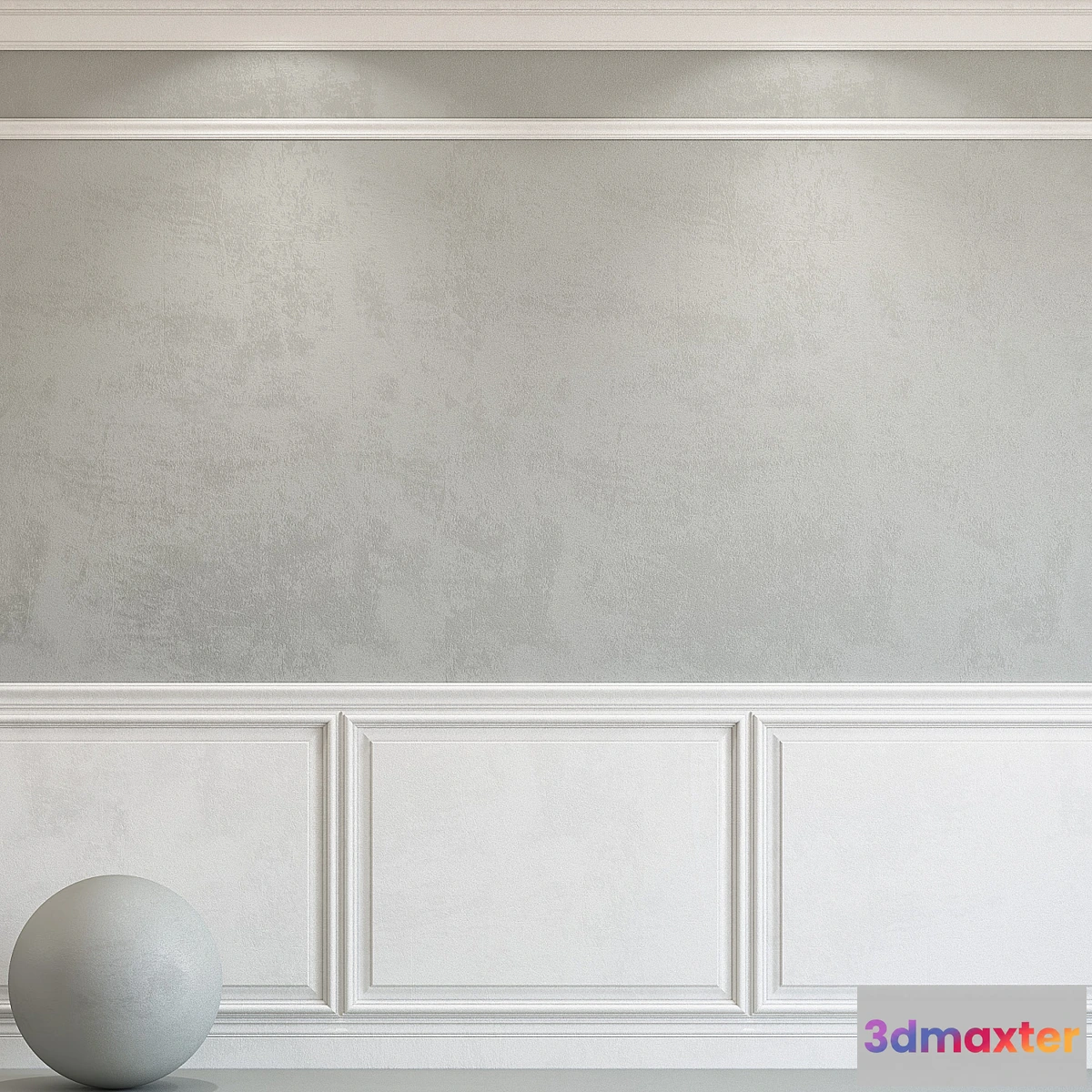 1301156 - Decorative plaster with molding 76 3D Max