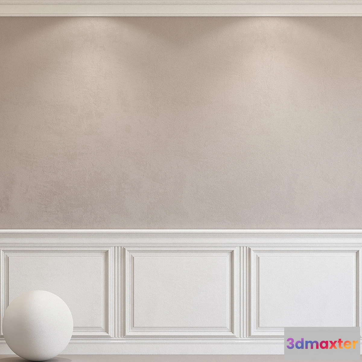 1306756 - Decorative plaster with molding 58 - No.2 3D Max