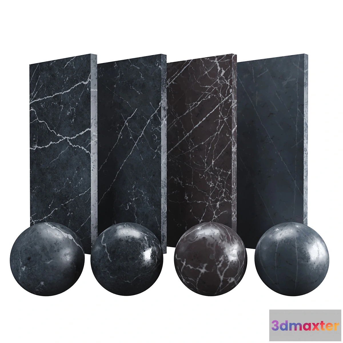1308201 - Marble Black Nero Marquina 3D Max