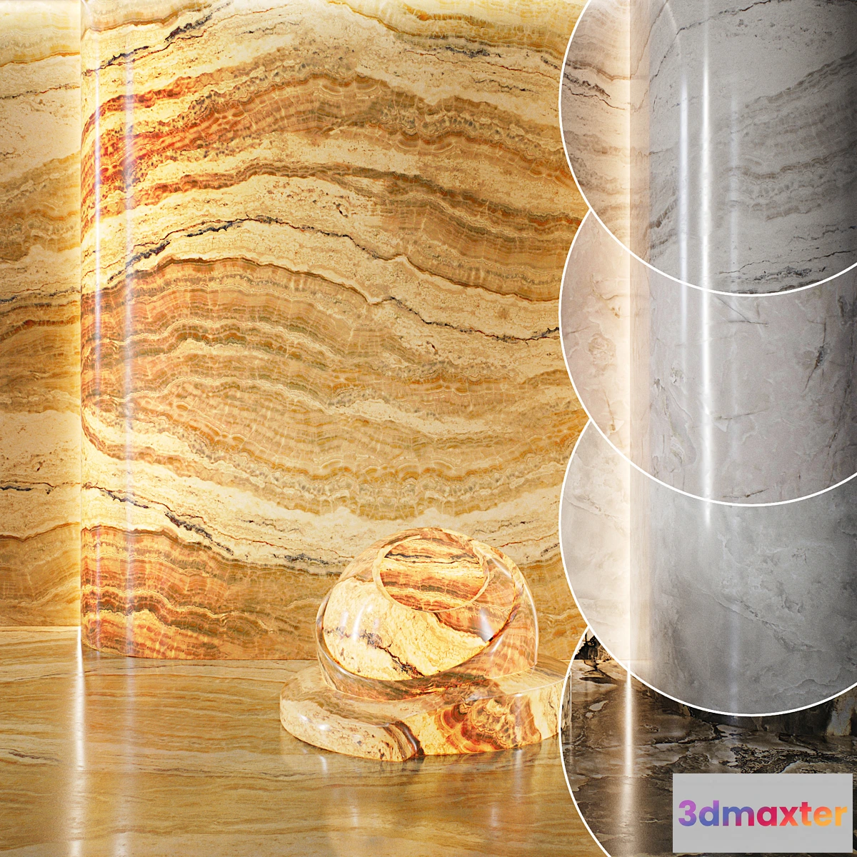 1308996 - Marble set  Onyx (seamless)  14 - No.2 3D Max