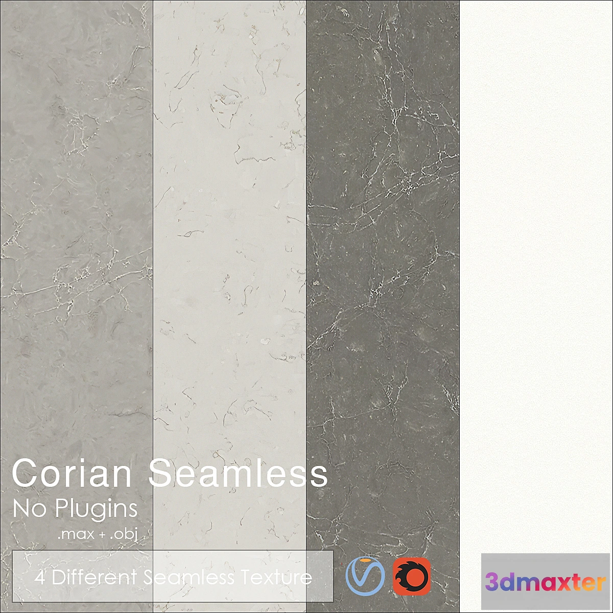 1309088 - Dupont Corian Kitchen Countertops Grigio 3D Max