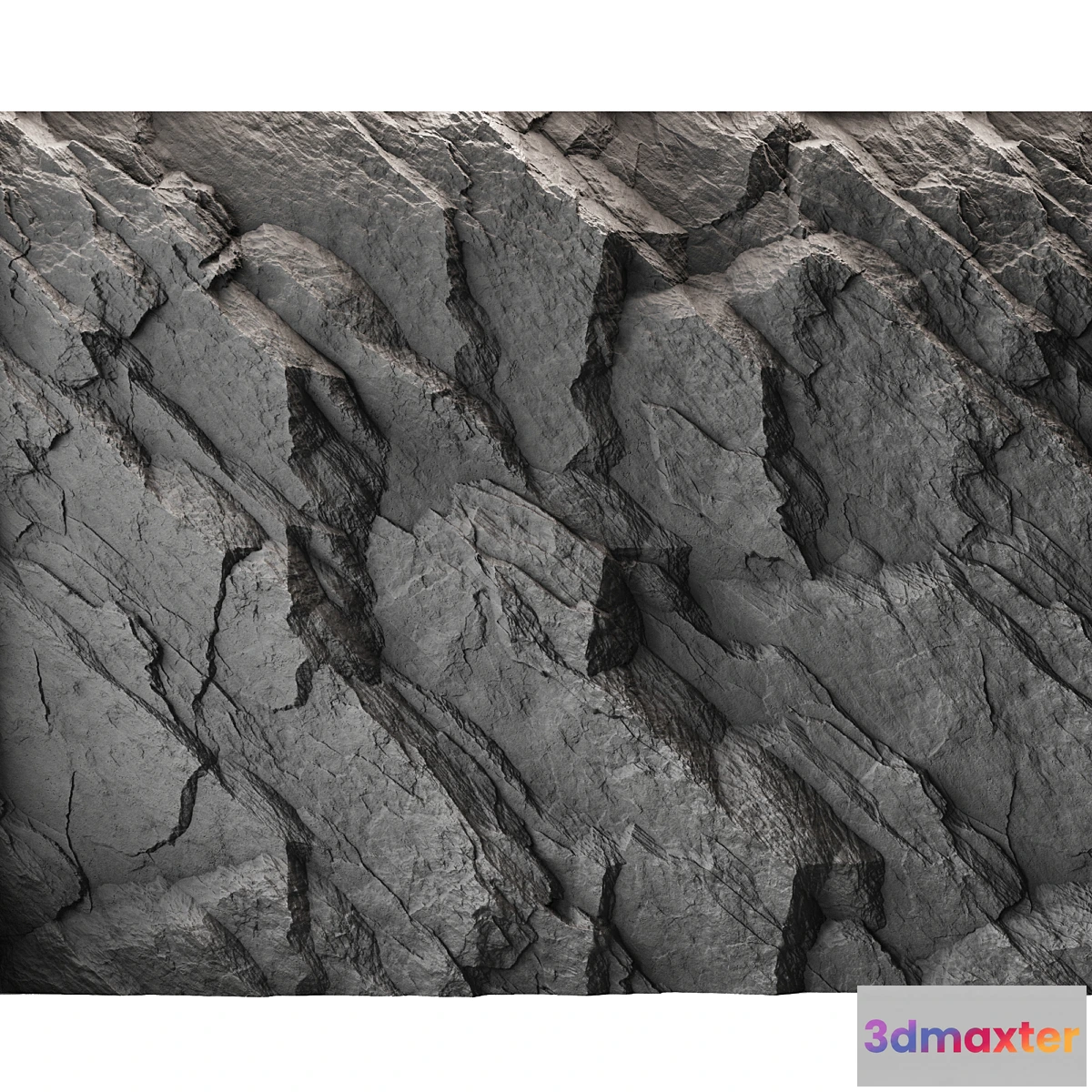 1317797 - Rock cliff wall №67 3D Max