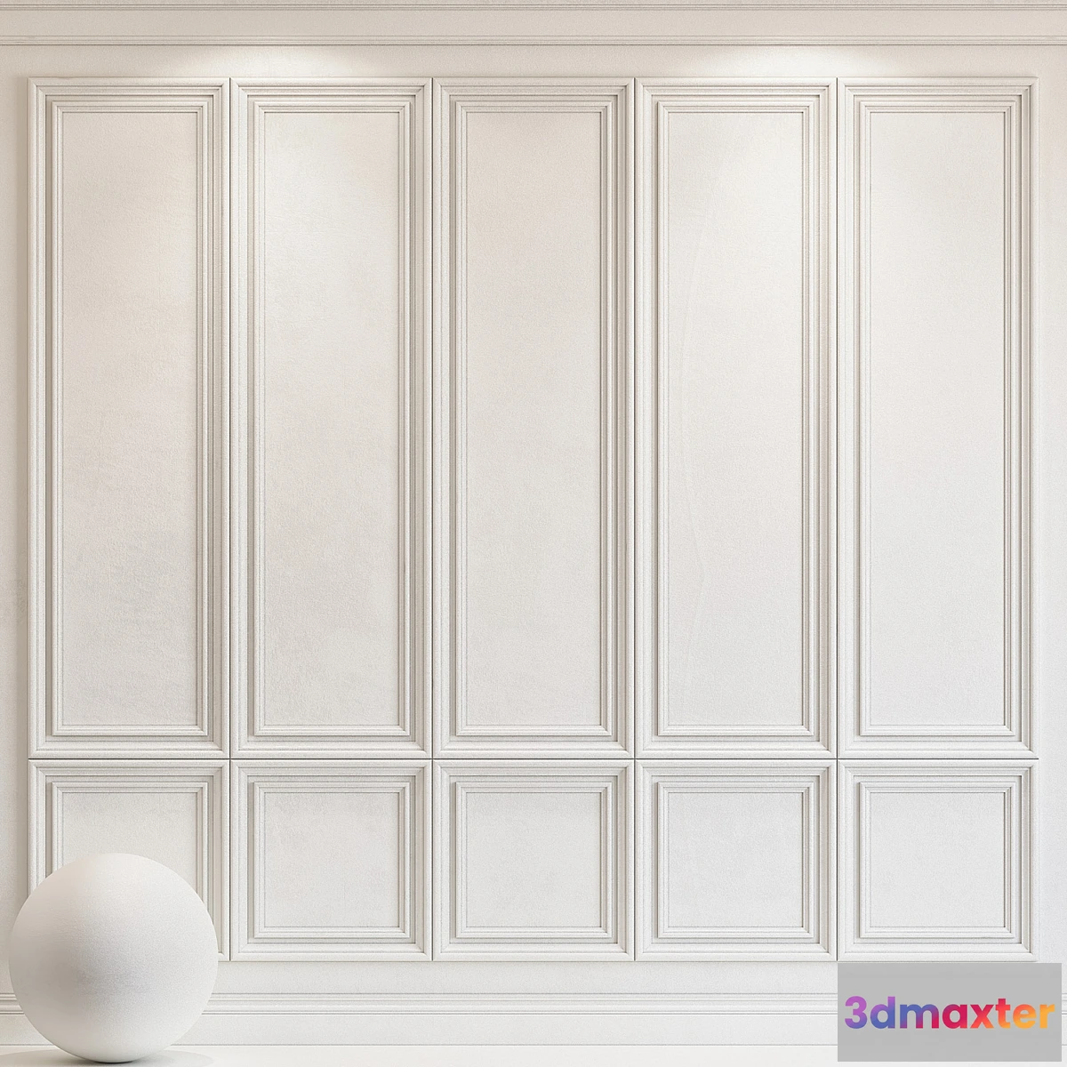 1320247 - Decorative plaster with molding 41 3D Max